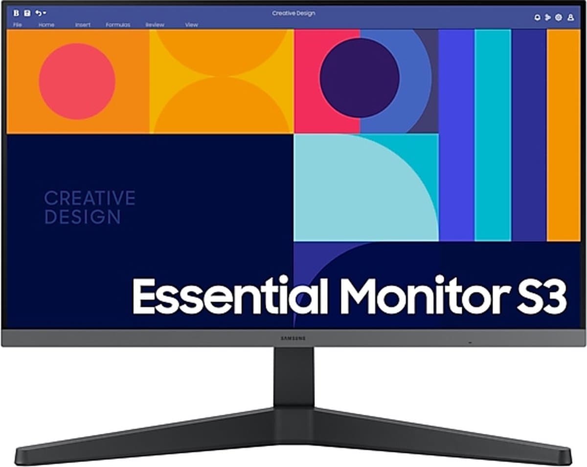 Samsung Essential LS24C332GAUXEN - Full HD IPS Monitor - 100hz - 24 inch — afbeelding 1