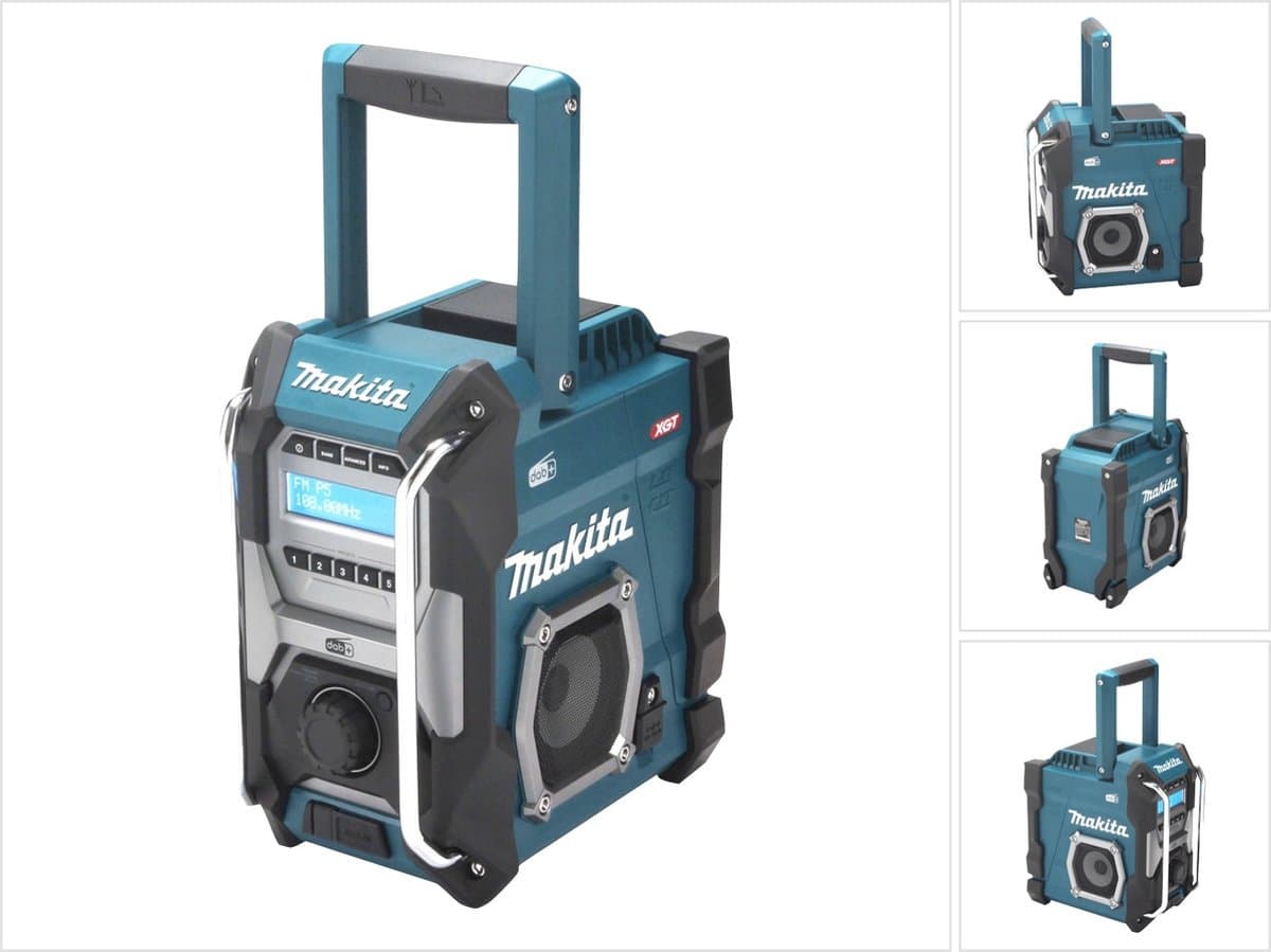 Makita MR003GZ Bouwradio FM DAB/DAB+ 40V max excl. accu's en lader — afbeelding 1