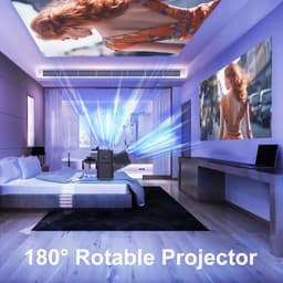Magcubic PRO HY320 - 2024 model - WiFi 6 mini beamer- Ultieme draagbare beamer - 390 ANSI - 4K - 1080p - Android - Apple - Bt 5.0 — thumbnail 2