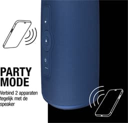 Fresh 'n Rebel Bold M2 - Waterdichte Draagbare Bluetooth Speaker - 24 uur speeltijd - True Blue — thumbnail 4