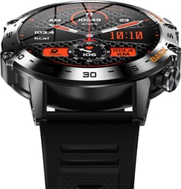 Kiraal Breeze - Stoer en Krachtige Smartwatch Design - Android & iOS - Voor De Moderne Man - Zwart — thumbnail 5