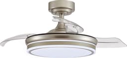 CristalRecord - Plafondventilator Moss Ø 106 cm mat chroom — thumbnail 5