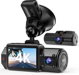 Dashcam - Dashcam Voor Auto - 4K - GPS - Infrared Night Vision — thumbnail 1