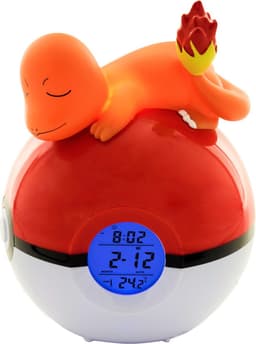 Teknofun Pokémon Charmander - FM wekkerradio met LED nachtlamp — thumbnail 2