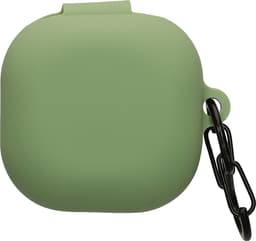 kwmobile cover voor oordopjes case - geschikt voor Samsung Galaxy Buds FE - Trendy beschermhoes draadloze oordopjes in pastelgroen — thumbnail 1