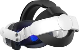 Somstyle Comfort Elite Strap Geschikt voor Meta Quest 3 VR-Bril - Verstelbaar - Hoofdkussen Accessoires - Wit — thumbnail 1