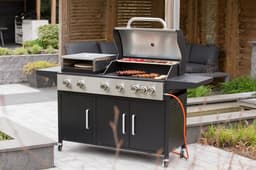 SUMM – Salvatore – Zwart - Staal – Barbecue – BBQ– Pizza Oven – Grill – BBQ Grill - Stevig staal – Smoker – Gasbarbecue – Stijlvol — thumbnail 3
