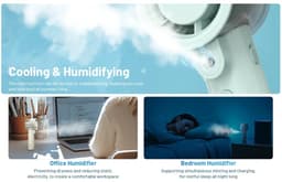 Nitecore izzCool 20 Airconditioner Ventilator Oplaadbaar Mint Green — thumbnail 2