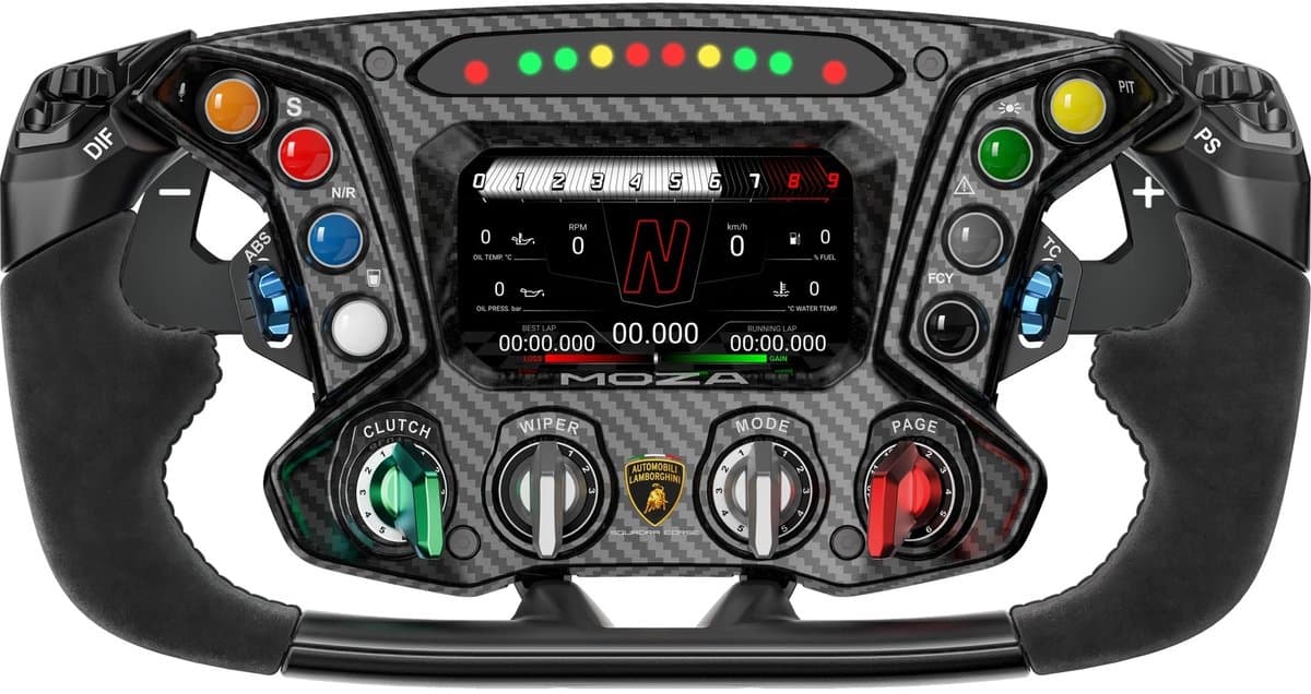 MOZA Lamborghini Essenza SCV12 stuur add-on — afbeelding 1