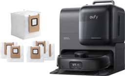 eufy Robotstofzuiger Omni E28 met 6 stofzakken, draagbare dieptereiniger, HydroJet systeem, 20.000 Pa zuigkracht, DuoSpiral ontklittende borstels, CornerRover arm, alles-in-één station — thumbnail 1