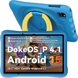 OSCAL Pad 60 Kids Tablet - 10.1 Inch - 12GB RAM - 128GB ROM - 5100 mAh - Android 15 - WiFi 6 - Blauw — thumbnail 1