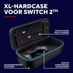 Trust GXT1252 XL HARDCASE – Switch 2 Hardcase – XL Beschermhoes – voor Console & Joy–Cons – voor Nintendo Switch 2 – Zwart — thumbnail 2