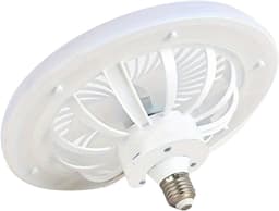 Bovista Plafondventilator - Met Verlichting - Plafond Ventilator - Met Lamp - Plafonniere Met Ventilator - Met Licht - Wit - 25cm — thumbnail 1