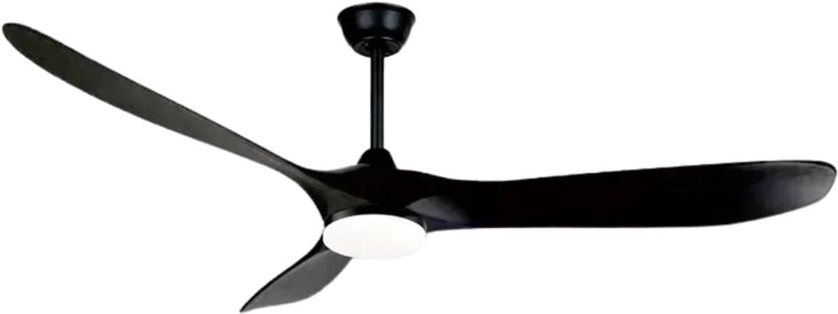 Bovista Plafondventilator - Met Verlichting - Plafond Ventilator - Met Lamp - Plafonniere Met Ventilator - Met Licht - Stijl C - 150cm — afbeelding 1