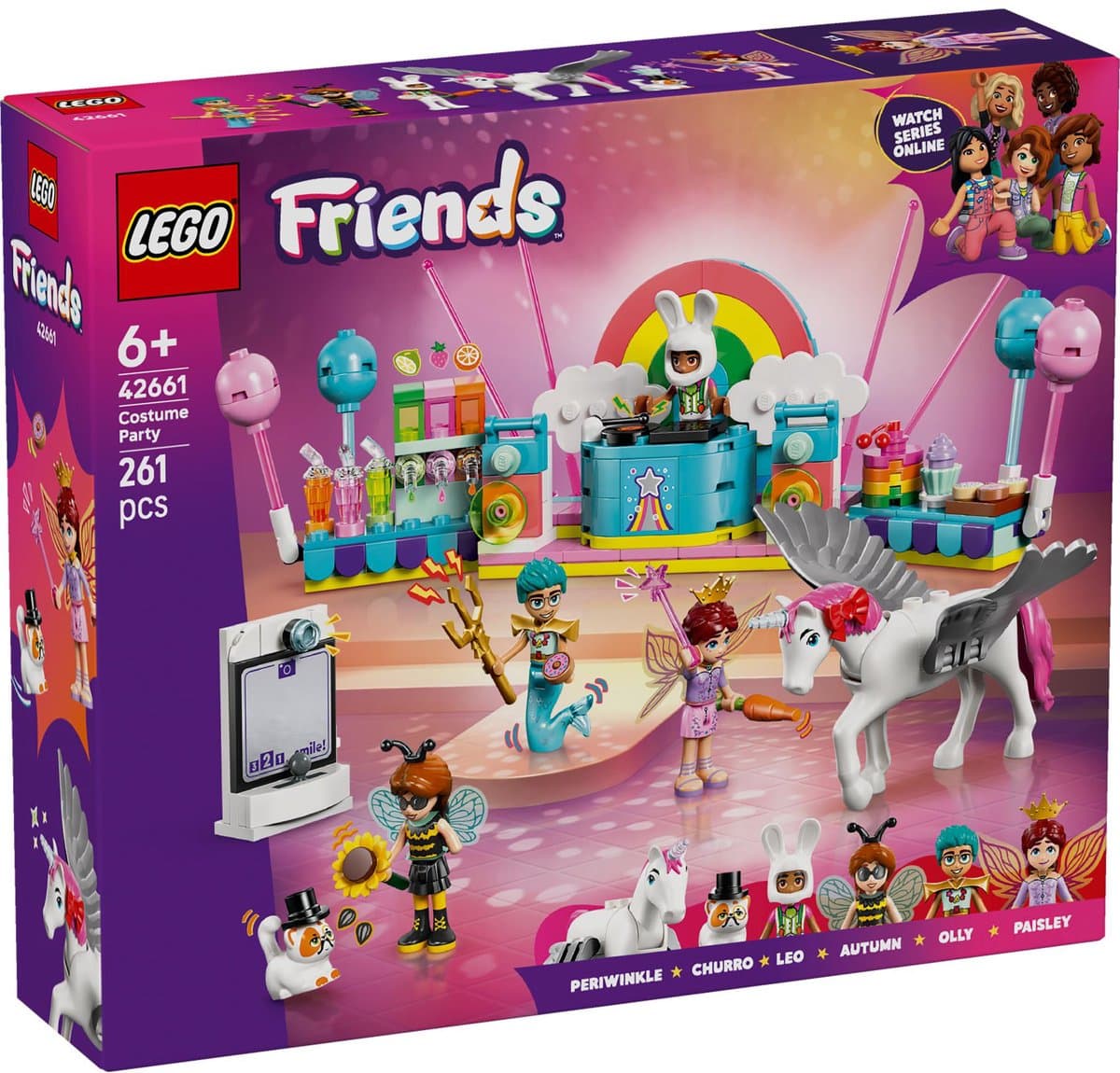 LEGO Friends - Verkleedfeestje met eenhoorn en fee Constructiespeelgoed — afbeelding 1