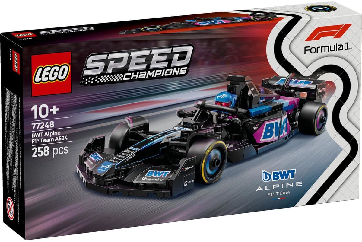 LEGO Speed Champions - BWT Alpine F1 Team A524 racewagen Constructiespeelgoed — afbeelding 1