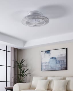 EGLO Manzanilla Plafondventilator met lamp - Ø 55 cm - Kristal effect - Dimbaar - Instelbaar wit licht - Energiezuinig — thumbnail 5