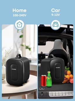 Lexium Mini Fridge for Drinks - Kleine Koelkast - Mini Koelkasten - Minibar - Mini Fridge - Mini Koelkast - Mini Koelkastje - — thumbnail 3