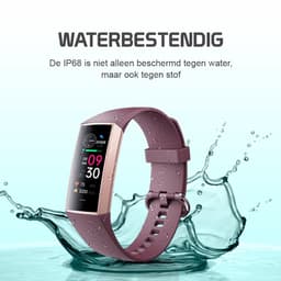Otiume Stappenteller - Fitness Tracker - Smartwatch Horloge voor Dames en Heren - Paars — thumbnail 4