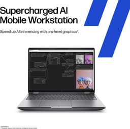 "HP ZBook Fury G1i Intel Core Ultra 9 285HX Mobiel werkstation 40,6 cm (16"") 2.5K 64 GB DDR5-SDRAM 2 TB SSD NVIDIA RTX PRO 3000 Blackwell Wi-Fi 7 (802.11be) Windows 11 Pro AI Workstation, AI PC Zilver" — thumbnail 3