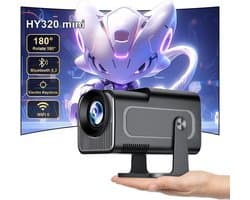 Mini Beamer - Film Projector met Bluetooth - Draagbare Beamer - 4K Kwaliteit - Zwart
