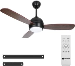 Aigostar 10QH0 - Plafondventilator met verlichting - Ø 106.6 cm - Stille Plafondventilator - Zomer/Winter Functie - 6 Snelheden - Programmable 1-8H - WIND LARGE - 54W — thumbnail 1