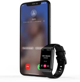 J&D supplies Stappenteller - Zwart - Temperatuurmeter - Activity Tracker - Hartslagmeter - Bloeddrukmeter - Smartwatch - Horloge - Heren - Dames — thumbnail 4