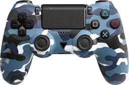 Draadloze Game Controller - Geschikt voor PS4 - Camouflage Blauw — thumbnail 1