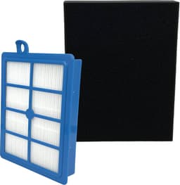 Multaparts® filterset (HEPA & schuimfilter) geschikt voor AEG LX7, LX8 series | Alternatief voor origineel EFH12, FC8031, AFS1W (HEPA) & 1184255014 (schuimfilter) — thumbnail 1
