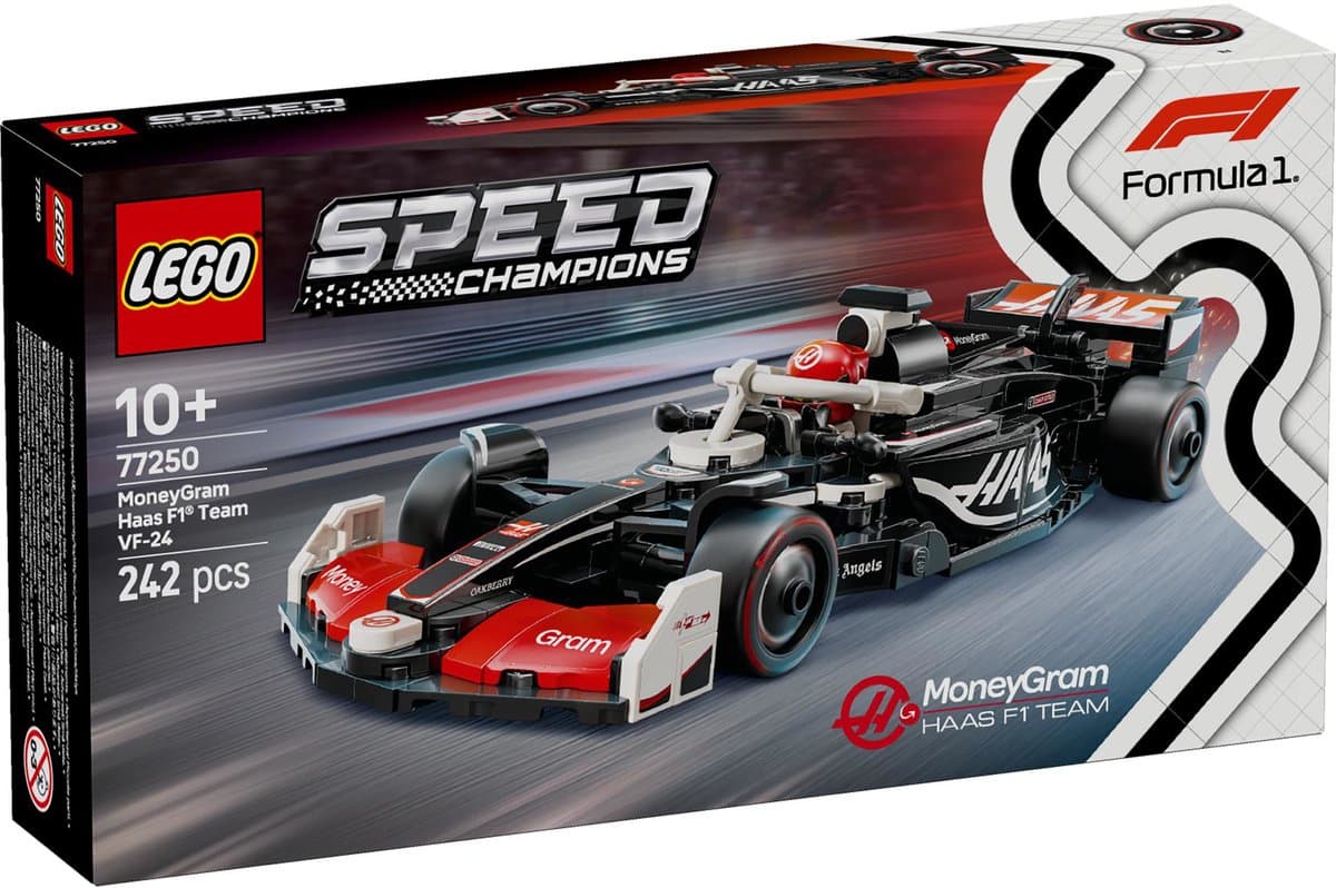 LEGO Speed Champions - MoneyGram Haas F1 Team VF-24 racewagen Constructiespeelgoed — afbeelding 1