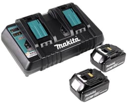 Makita DLM 432 PG2 accu-grasmaaier 36 V (2x 18 V) 43 cm + 2x accu 6,0 Ah + dubbele lader — thumbnail 5