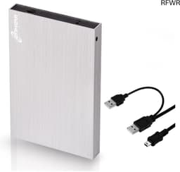 RFWR® Draagbare Externe Harde Schijf USB 2.0 1TB - Slanke 2,5 Inch HDD voor Back-up en Opslag — thumbnail 1