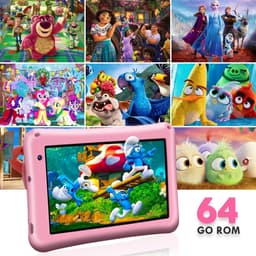 RFWR® 7 Inch Kindertablet met Android 13, Octa-Core Processor, 8GB RAM, 64GB Opslag, HD-Scherm en Ouderlijk Toezicht — thumbnail 2
