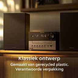 PHILIPS TAM3505M2 Micro-muzieksysteem, Bluetooth, cd-speler, USB, Auracast FM en DAB-radio, 85% PCR-materiaal — thumbnail 4