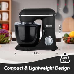 RFWR® Keukenmixer 1,5 liter met 10 snelheden en 2 mengkommen – Ergonomisch ontwerp voor dagelijks gebruik — thumbnail 2