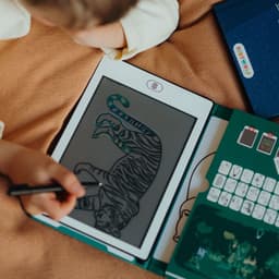 BEAU by Bo Kidywolf Kidydraw Mini Tekenboek met LCD-scherm Dinosaurussen + Refill Once upon a time & Animals — thumbnail 2