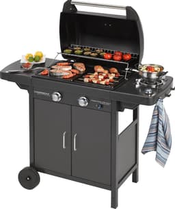 Campingaz 2 Series Classic EXS Vario gasbarbecue – compacte BBQ – 2,100 cm² kookoppervlak - Antraciet — thumbnail 3
