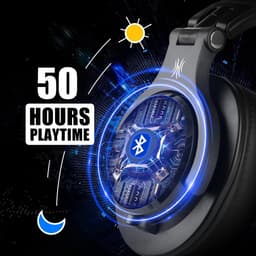 OneOdio Fusion A70 Zwart/Rood – Draadloze Over-Ear Koptelefoon – DJ & Studio – Hi-Res Audio — thumbnail 3