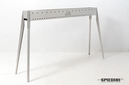Spiedini - BBQ Miami 120 - Smalle dubbelwandige barbecue voor saté of spiesjes (120 cm) + rooster (37 cm) - Roestvrij staal — thumbnail 2