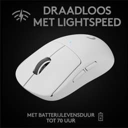 Logitech G Pro X SUPERLIGHT - Draadloze Gaming en eSports Muis - Wit — thumbnail 4