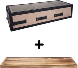 Diatomite Konro Grill XL + Plateau Set - Shichirin Grill - Yakitori Grill - Japanse BBQ - Hibachi BBQ — thumbnail 5