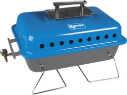 Bruce Tafel Barbecue - 1 Brander - Blauw/Zwart — thumbnail 2