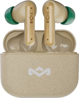 House of Marley Little Bird Draadloze Oordopjes - Bluetooth Oortjes Draadloos - 24 uur Batterijduur - Eco Friendly Design - Quickcharge - Touchbediening - Cream — thumbnail 1