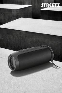 Streetz S350 Bluetooth Speaker - Bluetooth 5.3, MicroSD kaart en USB playback - 3.5mm AUX-in - USB-C - Zwart — thumbnail 4