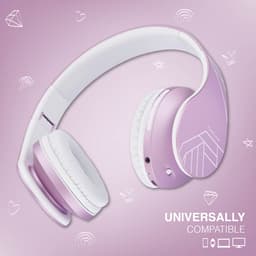 PowerLocus P2 draadloze Over-Ear Koptelefoon Inklapbaar koptelefoon voor kinderen - veilig volume van 85 dB - Bluetooth Hoofdtelefoon - Met microfoon — thumbnail 3