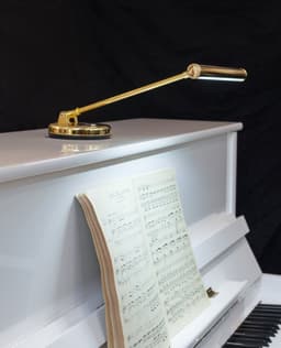 Feurich LED pianolamp Messing (ook snoerloos) — thumbnail 3
