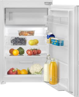 Inventum IKV0882S 88 cm stille energiezuinige inbouw koelkast - Met vriesvak - Superkoelen - Supervriezen - Vakantiestand - Deuralarm - 112 liter - Sleepdeur - Wit — thumbnail 1