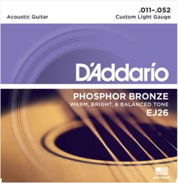 D'Addario EJ26 - Snarenset voor akoestische western gitaar .011-.052 — thumbnail 1
