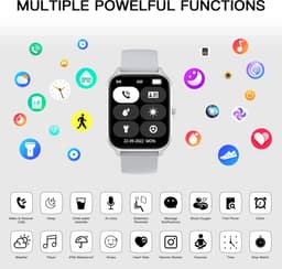 Fairweather Smartwatch Pro – Dames – HD – Stappenteller – Slaapmeter – hartslagmeter – Geschikt voor iOS en Android — thumbnail 2