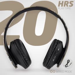 PowerLocus P2 - Draadloze Over-Ear Koptelefoon Inklapbaar - Bluetooth Hoofdtelefoon - Met microfoon – Headphone - Micro SD mode – Incl. Carry Case – Camouflage — thumbnail 3